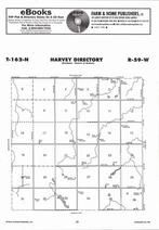 Harvey Township Directory Map, Cavalier County 2007